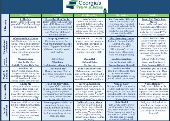 Choose 3 activities to complete for Tuesday 